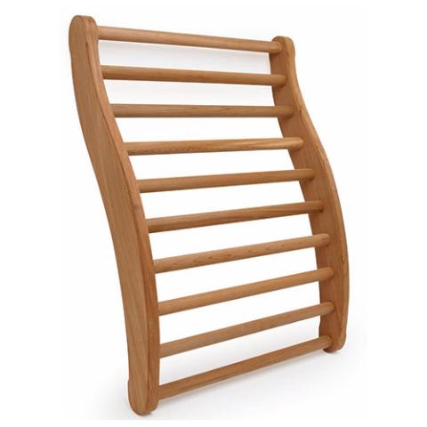 Finnmark Canadian Red Cedar Ergonomic S-Shape Sauna Backrest-Finnmark Saunas-HQ Sauna