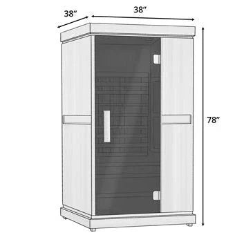 Finnmark FD-1 Full Spectrum 1-Person Infrared Sauna-Finnmark Saunas-HQ Sauna