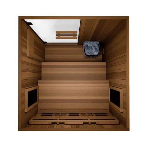 Finnmark FD-4 Trinity Infrared and Traditional 2-Person Hybrid Sauna-Finnmark Saunas-HQ Sauna