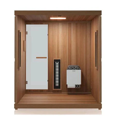 Finnmark FD-5 Trinity XL Infrared and Traditional 4-Person Hybrid Sauna-Finnmark Saunas-HQ Sauna