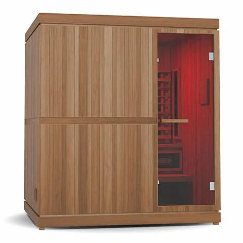 Finnmark FD-5 Trinity XL Infrared and Traditional 4-Person Hybrid Sauna-Finnmark Saunas-HQ Sauna