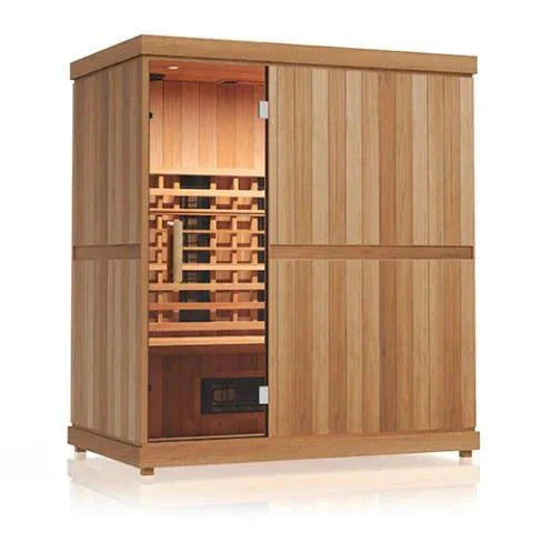 Finnmark FD-5 Trinity XL Infrared and Traditional 4-Person Hybrid Sauna-Finnmark Saunas-HQ Sauna