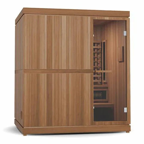 Finnmark FD-5 Trinity XL Infrared and Traditional 4-Person Hybrid Sauna-Finnmark Saunas-HQ Sauna