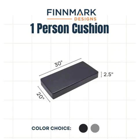 Finnmark Sauna Cushion for FD-1, Marine Grade Vinyl-Finnmark Saunas-HQ Sauna