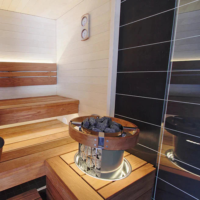 Harvia Cilindro PC90E Sauna Heater Package-Harvia-Xenio CX45 + WiFi Control Package-HQ Sauna