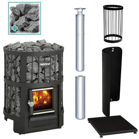 Harvia Legend 150 Sauna Stove Package-Harvia-Stainless Steel-HQ Sauna