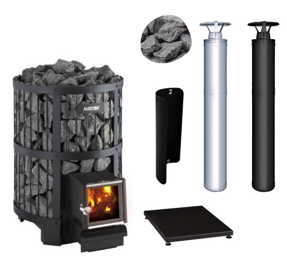 Harvia Legend 240 SL Sauna Stove Package-Harvia-Stainless Steel-HQ Sauna