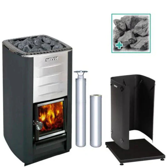 Harvia M3 Wood-Burning Stove Kit BK-Harvia-HQ Sauna