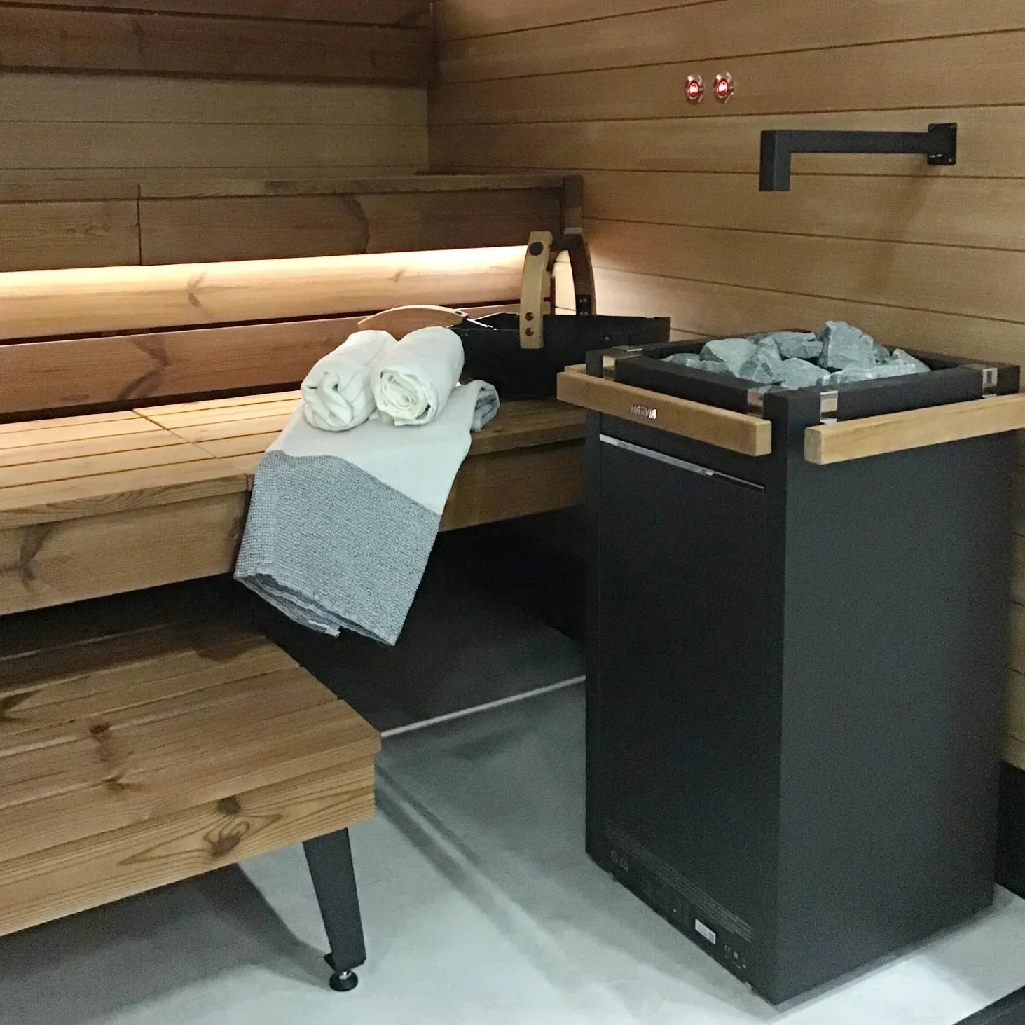 Harvia Virta HL80E Electric Sauna Heater Package-Harvia-240V/1PH (Home Use)-Xenio CX45 + WiFi Control Package-HQ Sauna