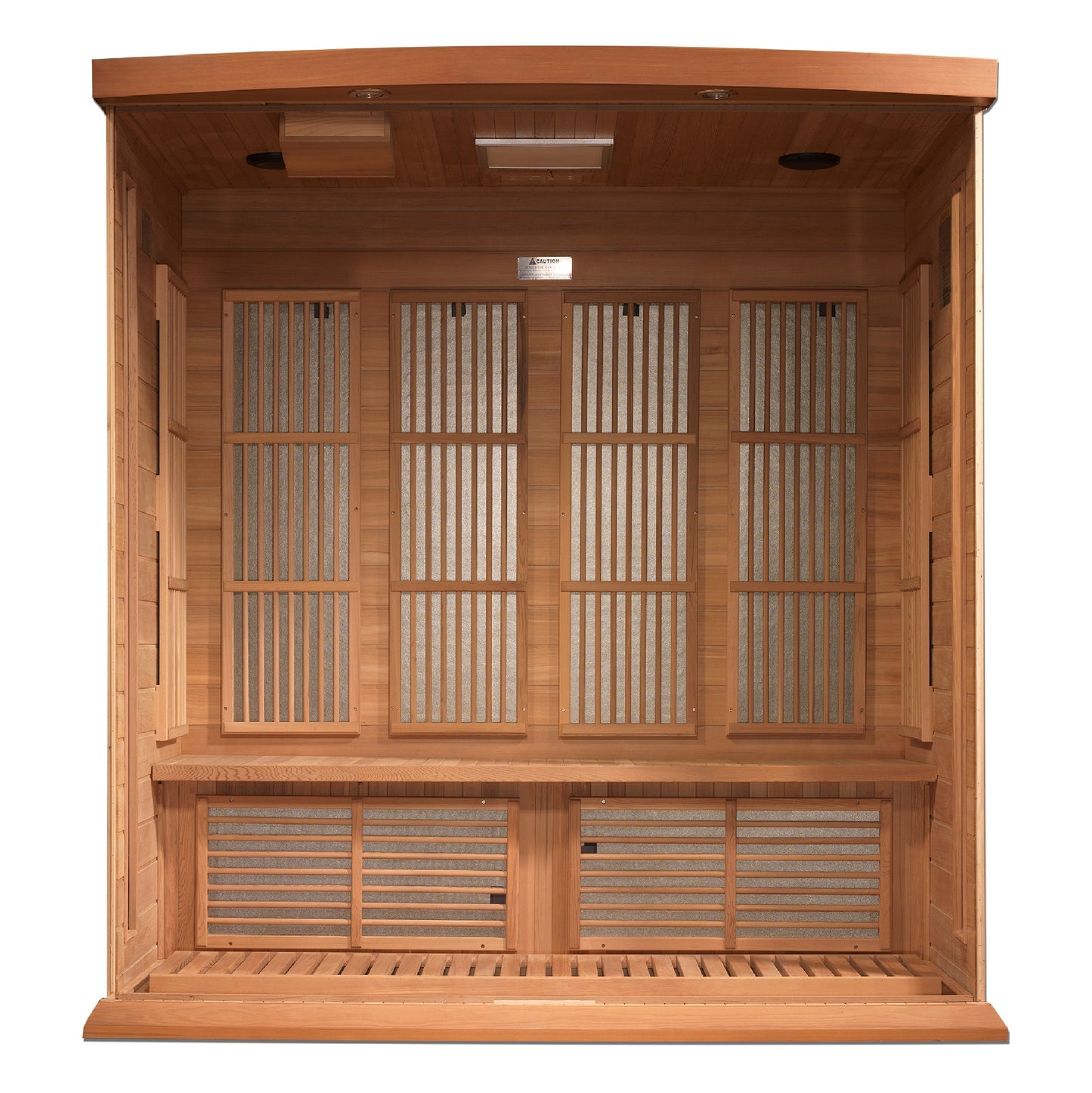 Maxxus 4-Person Corner Near Zero EMF FAR Infrared Sauna-Maxxus Saunas-HQ Sauna