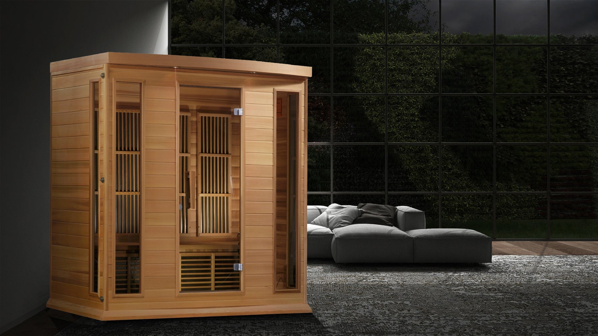 Maxxus 4-Person Low EMF FAR Infrared Sauna-Maxxus Saunas-HQ Sauna