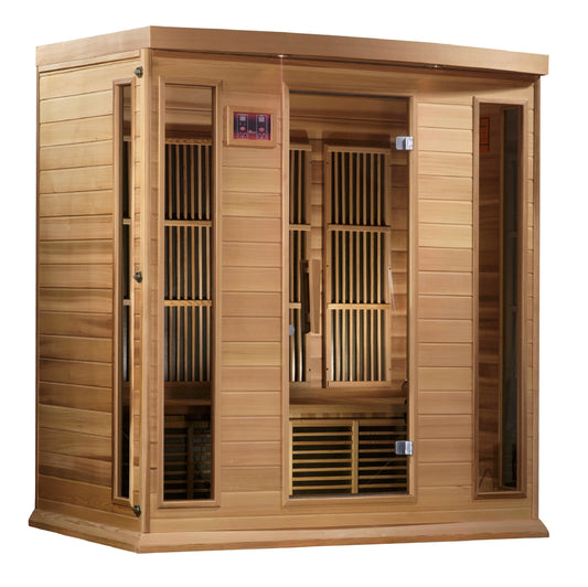 Maxxus 4-Person Low EMF FAR Infrared Sauna-Maxxus Saunas-HQ Sauna