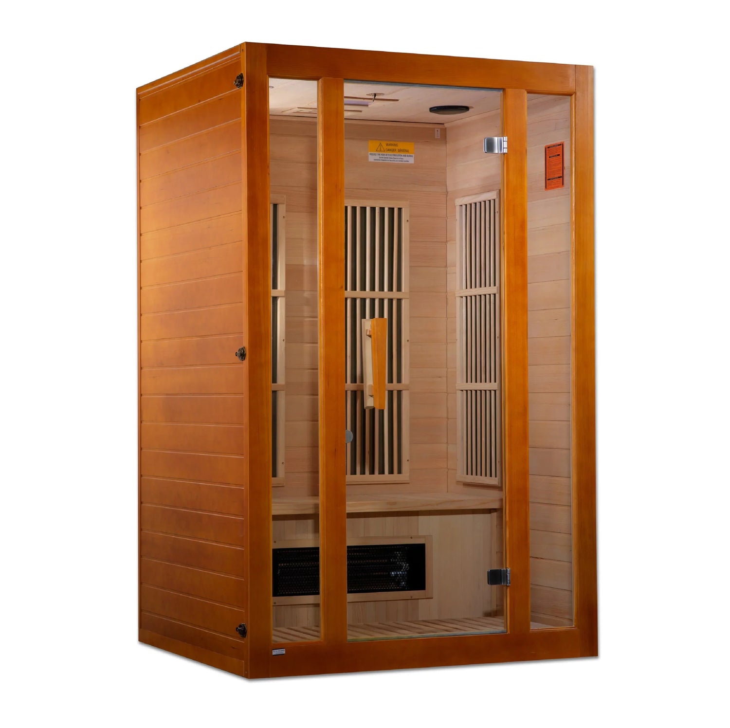 Maxxus "Aspen" Dual Tech 2 person Low EMF FAR Infrared Sauna Canadian Hemlock-Maxxus Saunas-HQ Sauna