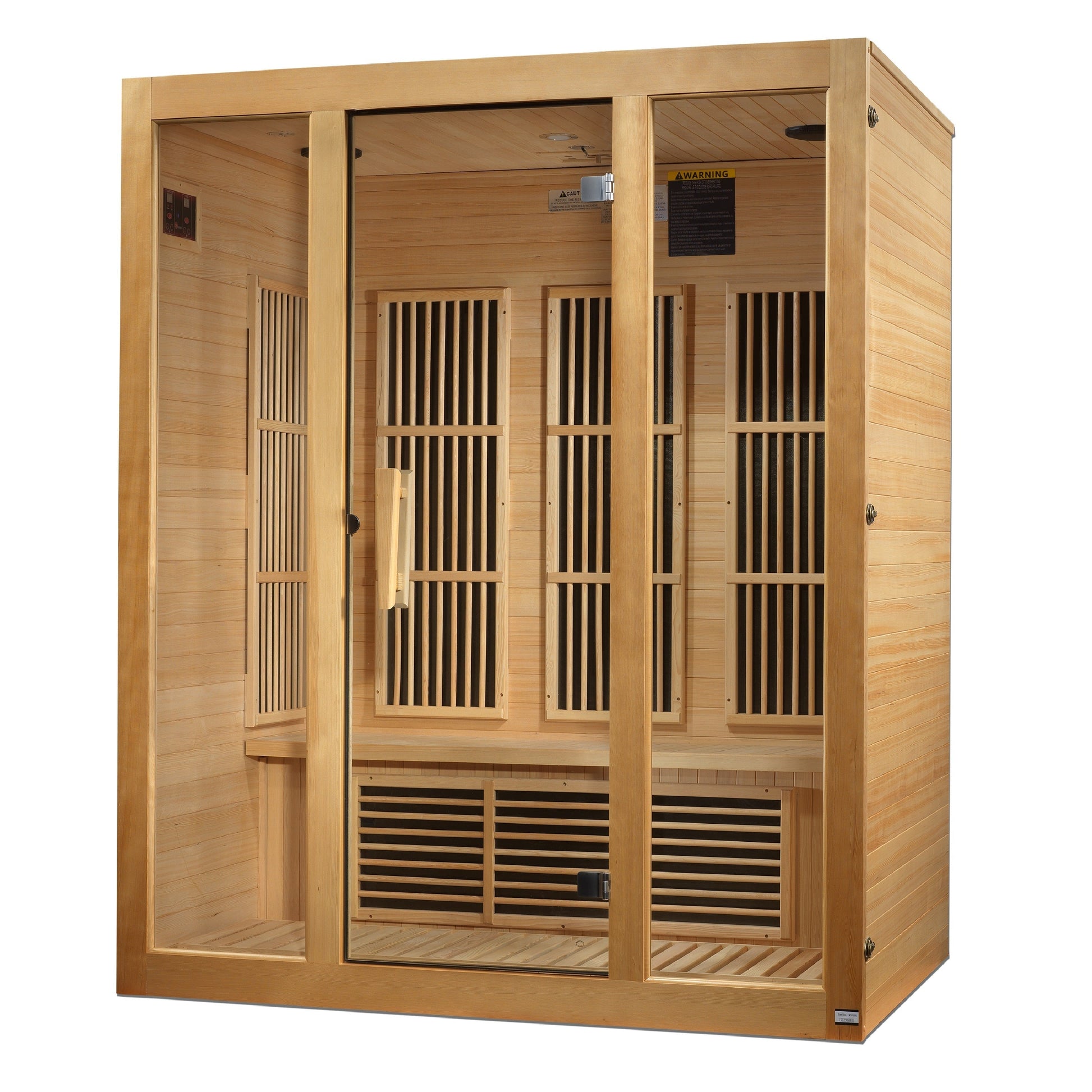 Maxxus "Bellevue" 3-Person Low EMF FAR Infrared Sauna MX-J306-01-Maxxus Saunas-HQ Sauna