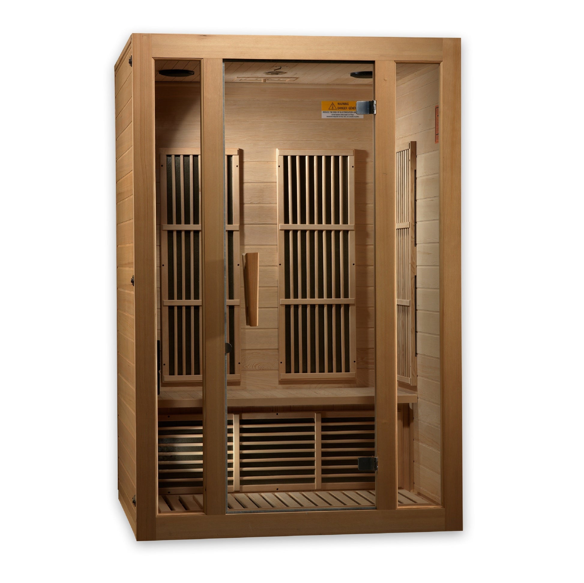 Maxxus "Seattle" 2-Person Low EMF FAR Infrared Sauna MX-J206-01-Maxxus Saunas-HQ Sauna